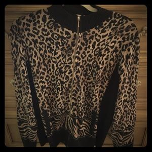 Zippered up sweater/top